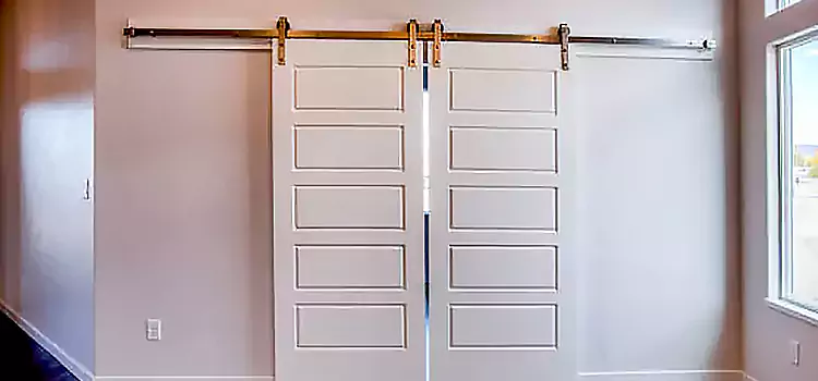 Glass Barn Door with Installation Hardware Kit Harker Heights